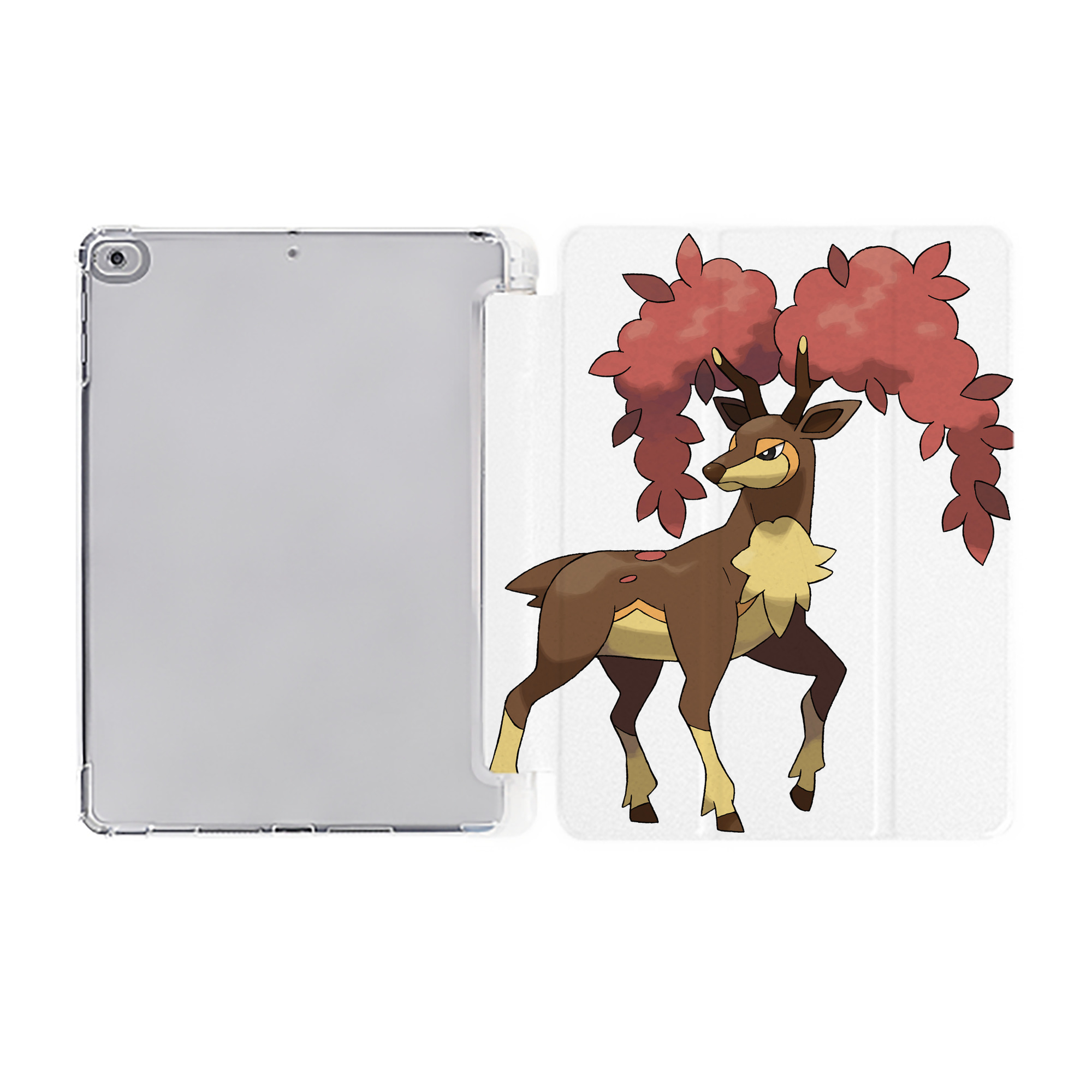 （画像用） ポケットモンスター Pokémon IPad ケース ペン収納付き 三つ折りスタンド PUレザー×シリコン 対応機種9.5/10.5/10.9インチ